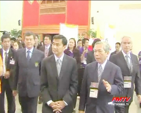 Prime Minister Abhisit Vejjajiva opens the event